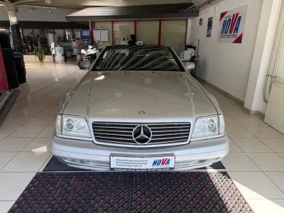 Gebraucht Mercedes SL500 AMG 306 PS (225 kW) 2000 Silber Cabrio