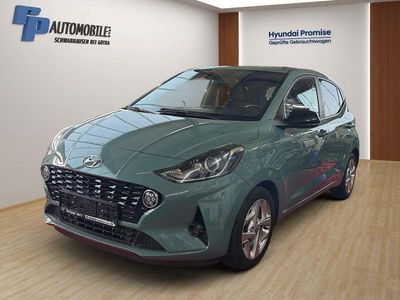 Gebraucht Hyundai i10 GO! 67 PS (49 kW) 2022 Grün Kleinwagen