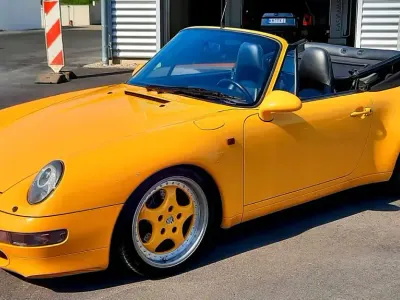 Gebraucht Porsche 911 Carrera Cabriolet 272 PS (200 kW) 1995 Gelb Cabrio