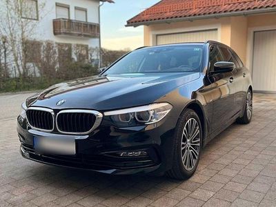 Brugt BMW 520 Sport Line 190 HK (139 kW) 2018 Sort Stationcar