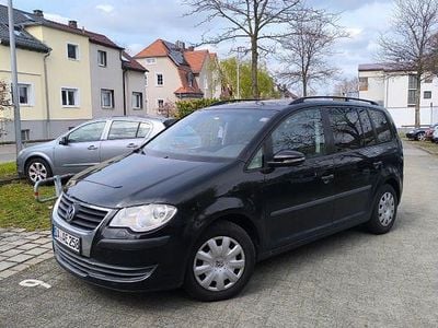 Gebraucht VW Touran Conceptline 90 PS (66 kW) 2009 Schwarz Van / Kleinbus