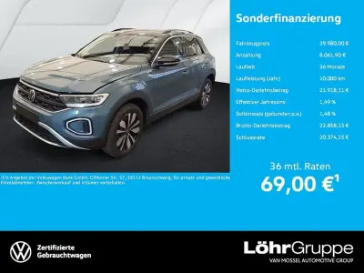 Gebraucht VW T-Roc Goal 150 PS (110 kW) 2025 Petroleum blue metallic SUV