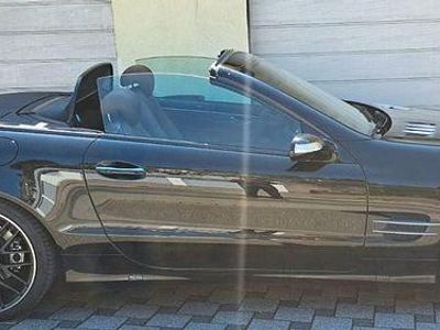 Usata Mercedes SL350 272 CV (200 kW) 2007 Nero Cabrio