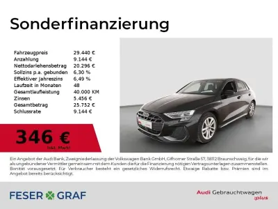 Gebraucht Audi A3 Ambiente 150 PS (110 kW) 2025 Mythosschwarz metallic Limousine