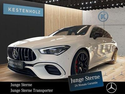 Gebraucht Mercedes CLA45 AMG AMG 421 PS (309 kW) 2021 Unilack polarweiß Kombi