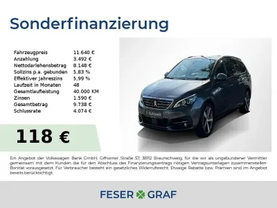 Gebraucht Peugeot 308 131 PS (96 kW) 2018 Grau Limousine