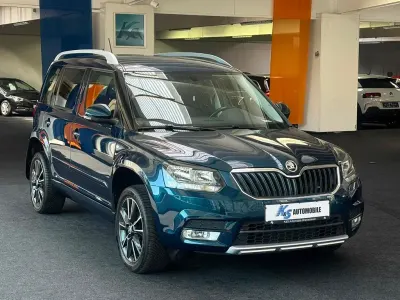 Gebraucht Skoda Yeti Ambition 110 PS (80 kW) 2017 Modra lava/lava blau SUV