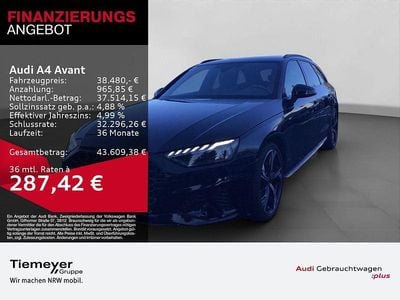 Gebraucht Audi A4 S-Line 204 PS (150 kW) 2025 Schwarz Kombi