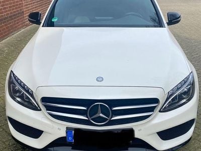 Usata Mercedes C250 AMG line 204 CV (150 kW) 2015 Bianco Berlina