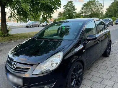 Gebraucht Opel Corsa 80 PS (58 kW) 2010 Schwarz Kleinwagen