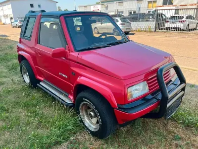 Gebraucht Suzuki Vitara 80 PS (58 kW) 1992 Rot Cabrio