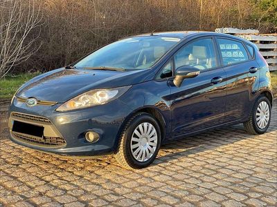 Gebraucht Ford Fiesta Trend 90 PS (66 kW) 2009 Blazerblau Kleinwagen