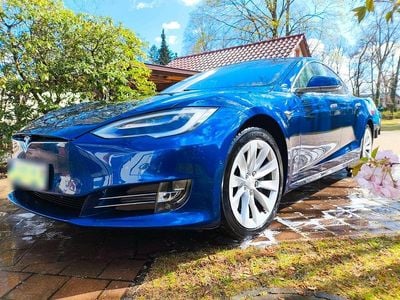 Gebraucht Tesla Model S 386 kW (525 PS) 2018 Blau Kleinwagen