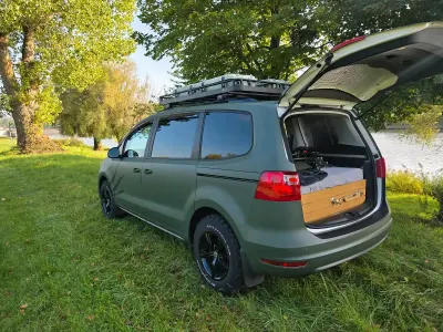 Gebraucht Seat Alhambra 140 PS (102 kW) 2013 Grün Van / Kleinbus