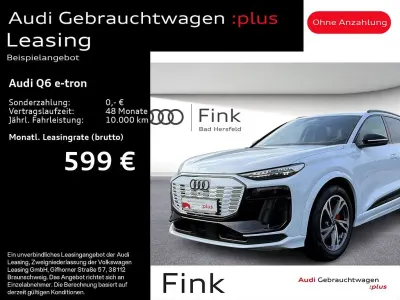Gebraucht Audi Q6 e-tron S-Line 185 kW (252 PS) 2025 Weiß SUV