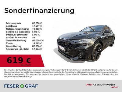 Mythosschwarz metallic Gebraucht 2025 Audi Q8 Ambiente SUV | 87.890 € (Fairer Preis)