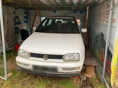 Gebraucht VW Golf III 1997 Weiß Kleinwagen