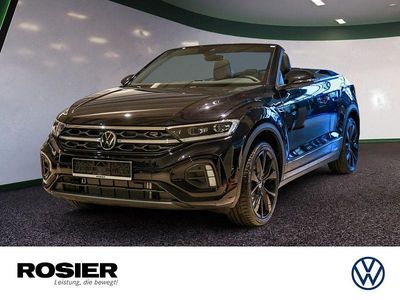 Schwarz Neu 2025 VW T-Roc Cabriolet R-line Cabrio | 39.877 € (Fairer Preis)