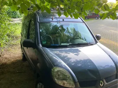 Gebraucht Renault Kangoo 82 PS (60 kW) 2003 Blau Van / Kleinbus