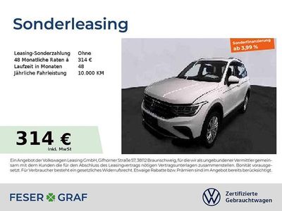 Gebraucht VW Tiguan Life 245 PS (180 kW) 2022 Pure white SUV
