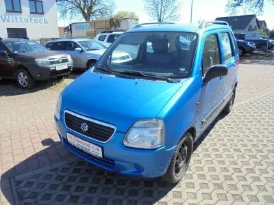 Gebraucht Suzuki Wagon R+ GL 76 PS (55 kW) 2001 Blau Van / Kleinbus