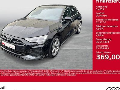 Gebraucht Audi A3 S-Line 150 PS (110 kW) 2025 Schwarz Limousine