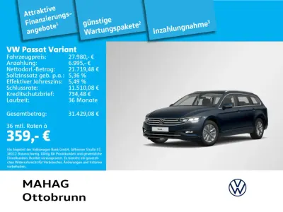 Gebraucht VW Passat Business 150 PS (110 kW) 2023 Blau Kombi