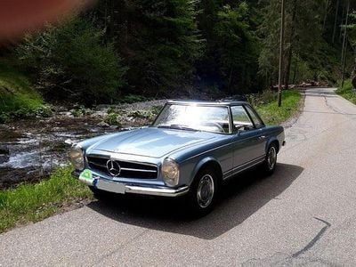 Usata Mercedes SL280 170 CV (125 kW) 1968 Blu Cabrio