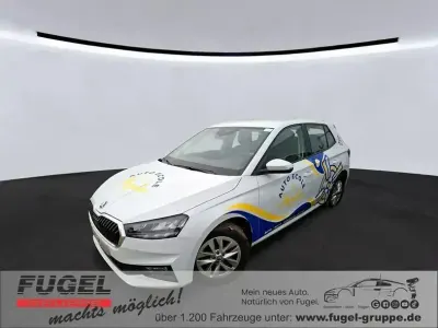 Gebraucht Skoda Fabia Selection 95 PS (69 kW) 2023 Moonweiss metallic Kleinwagen
