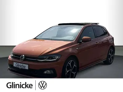 Używany VW Polo R-line 95 KM (69 kW) 2019 Pomarańczowy Hatchback
