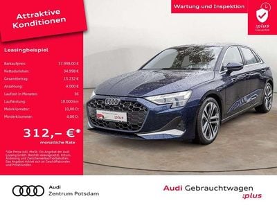 Gebraucht Audi A3 Advanced Plus 150 PS (110 kW) 2025 Navarrablau metallic Limousine