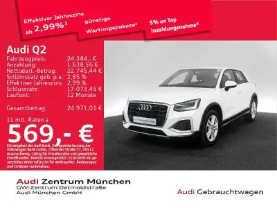 Używany Audi Q2 Advanced 150 KM (110 kW) 2023 Biały SUV