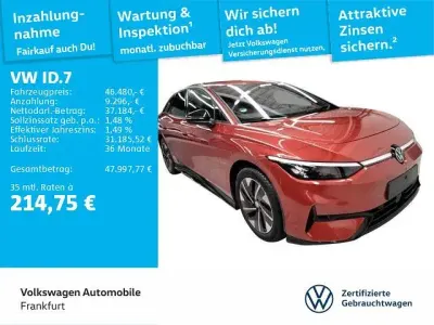Occasion VW ID.7 Pro 210 kW (286 ch) 2025 Rouge Berline