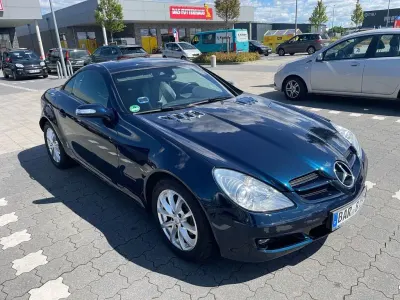 Gebraucht Mercedes SLK200 163 PS (119 kW) 2005 Blau Cabrio