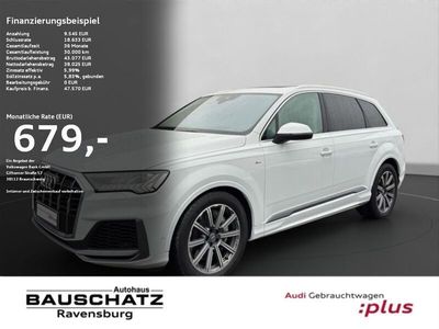 Gebraucht Audi Q7 S-Line 381 PS (280 kW) 2020 Gletscherweiß metallic SUV