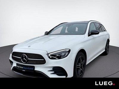 Gebraucht Mercedes E300 AMG 306 PS (225 kW) 2021 Unilack polarweiß Kombi