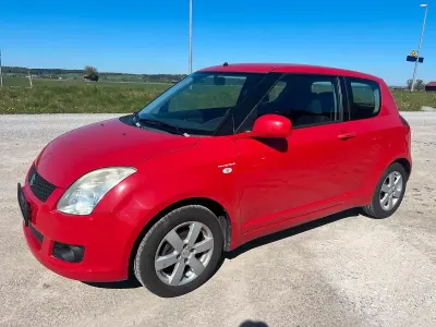 Used Suzuki Swift 92 HP (67 kW) 2009 Red Hatchback