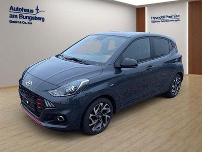 Aurora grey / met Gebraucht 2021 Hyundai i10 N Line Kleinwagen | 16.450 € (Etwas zu teuer)