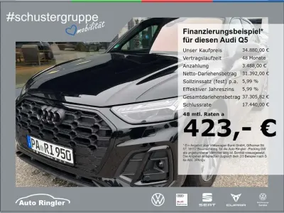 Gebraucht Audi Q5 S-Line 163 PS (119 kW) 2024 Schwarz SUV