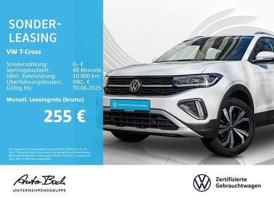 Gebraucht VW T-Cross Pro 116 PS (85 kW) 2024 Weiß (pure white) SUV
