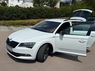 Gebraucht Skoda Superb SportLine 190 PS (139 kW) 2017 Weiß Kombi