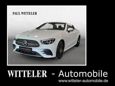 Gebraucht Mercedes E200 AMG line 197 PS (144 kW) 2021 Unilack polarweiß Cabrio