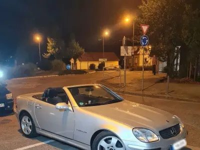 Gebraucht Mercedes SLK200 163 PS (119 kW) 2000 Silber Cabrio