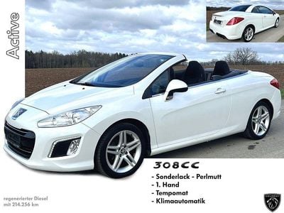 Gebraucht Peugeot 308 CC Active 111 PS (81 kW) 2012 Weiß Cabrio