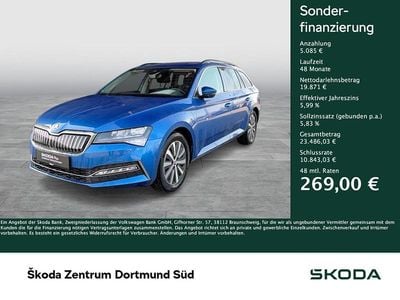 Gebraucht Skoda Superb Ambition 218 PS (160 kW) 2023 Blau Kombi