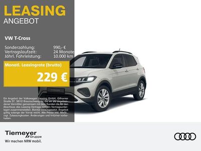 Gebraucht VW T-Cross Goal 116 PS (85 kW) 2025 Grau SUV