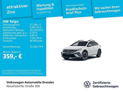 Gebraucht VW Taigo R-line 150 PS (110 kW) 2025 Weiß SUV