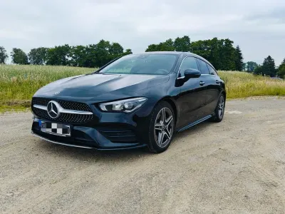 Gebraucht Mercedes CLA200 Shooting Brake AMG line 150 PS (110 kW) 2021 Schwarz Kombi