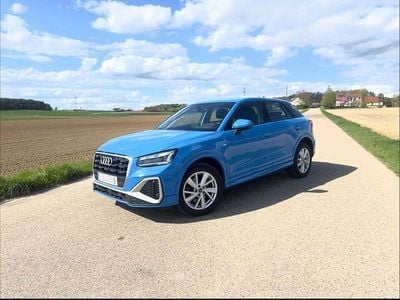 Second-hand Audi Q2 S-Line 150 CP (110 kW) 2022 Albastru SUV