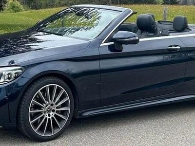 Blau Gebraucht 2019 Mercedes C400 Cabrio | 39.900 € (Fairer Preis)